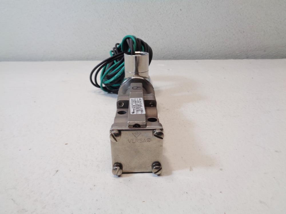 Versa 1/4" NPT 3-Way Solenoid Valve BSG-3328-316-CD-LB-ST-XX-D024